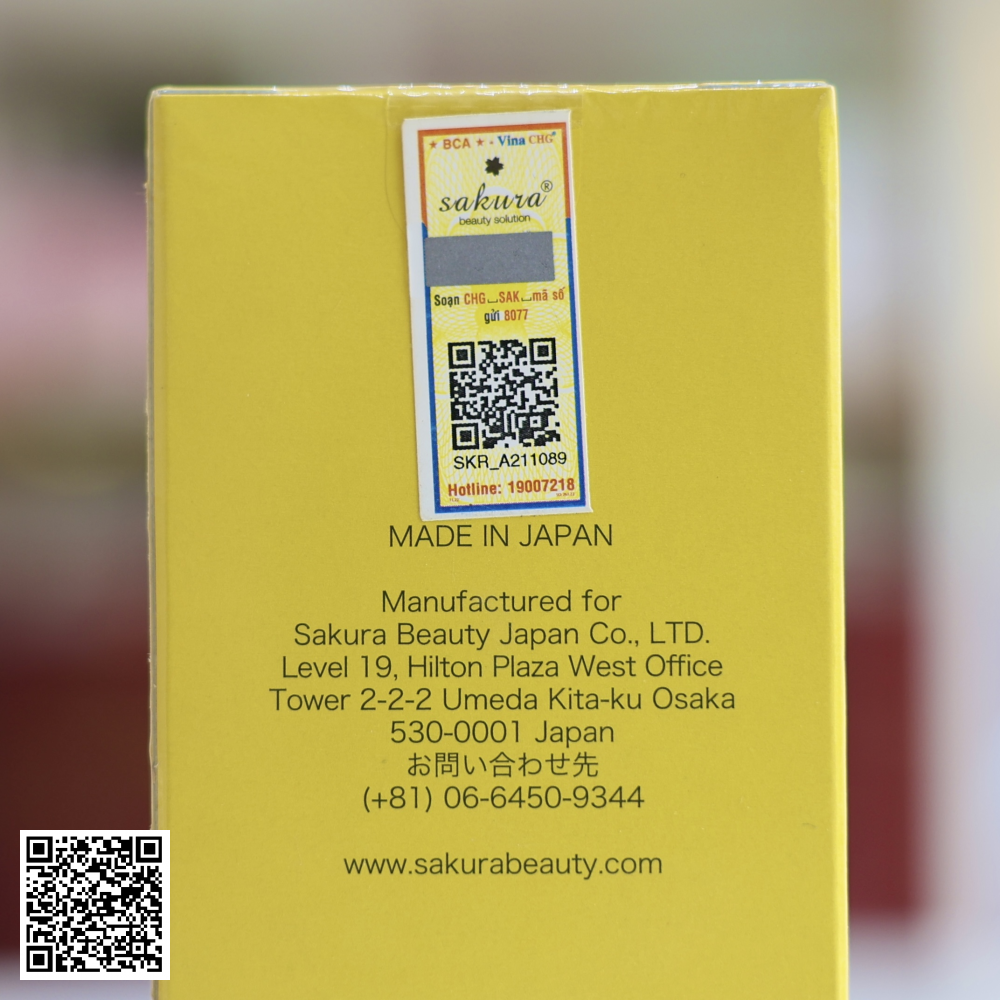  Viên Uống Trắng Da, Mờ Nám Sakura Vibrant Nhật Bản 150 Viên