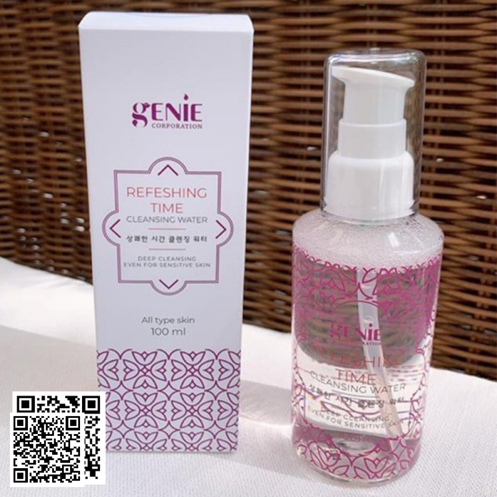 Nước Tẩy Trang Dầu Nho Genie 100ml