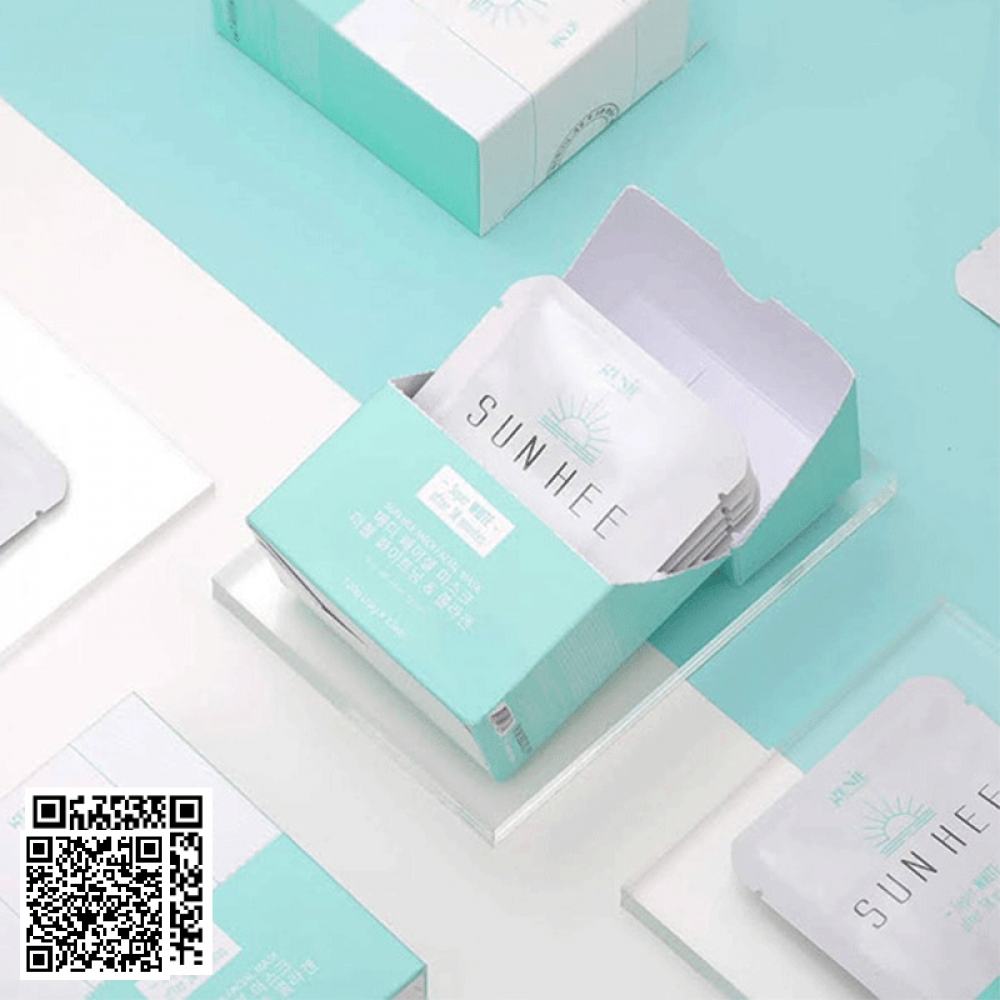 Mặt Nạ Thải Độc Genie Sun Hee Medi Facial Mask Hàn Quốc 12 Miếng