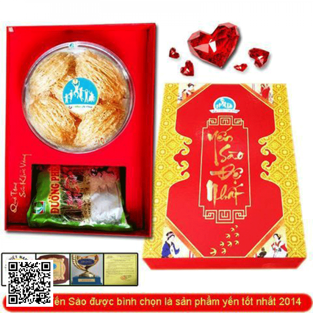 Tổ Yến Sào Đệ Nhất Hồng Tinh Chế Cao Cấp 100g