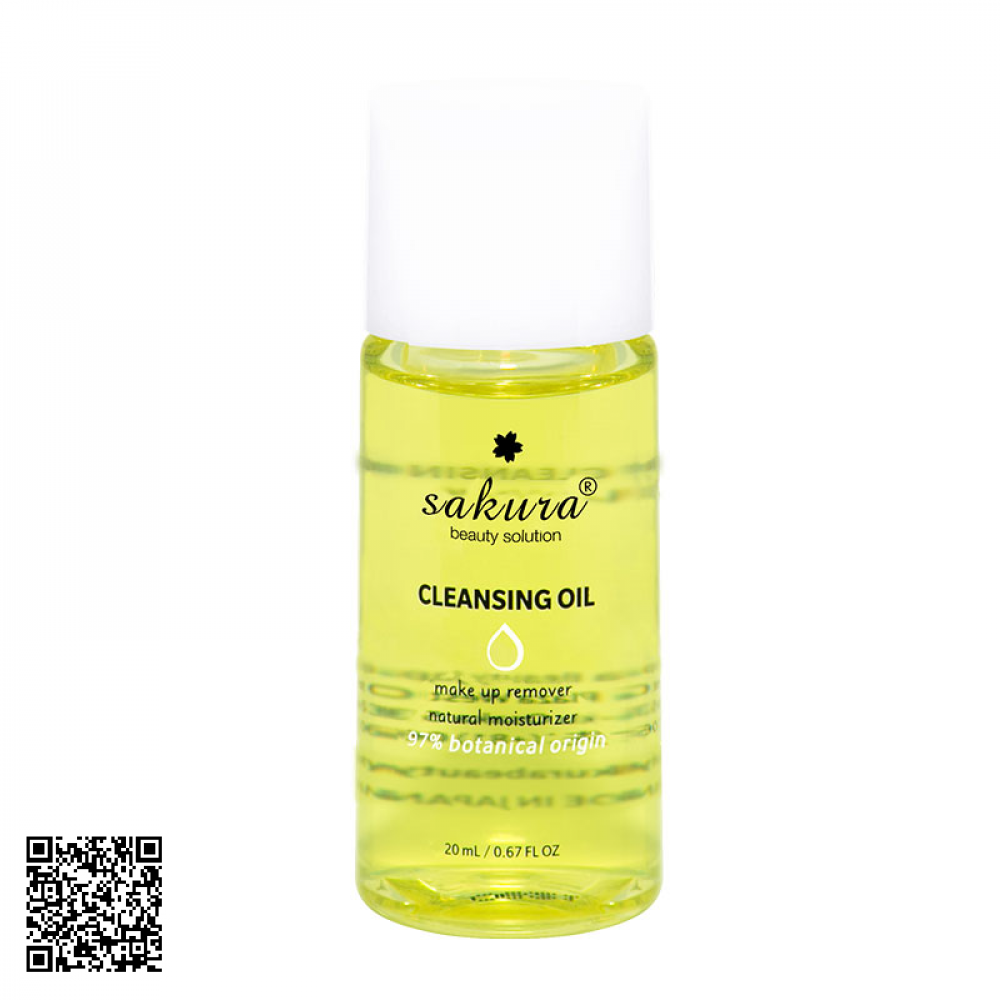 Dầu Tẩy Trang Sakura Cleansing Oil Minisize Nhật Bản 20 ml