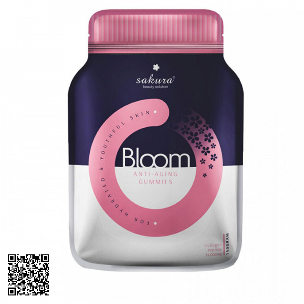 Collagen Sakura Bloom Anti - Aging Gummies Nhật Bản 140g/35 Viên
