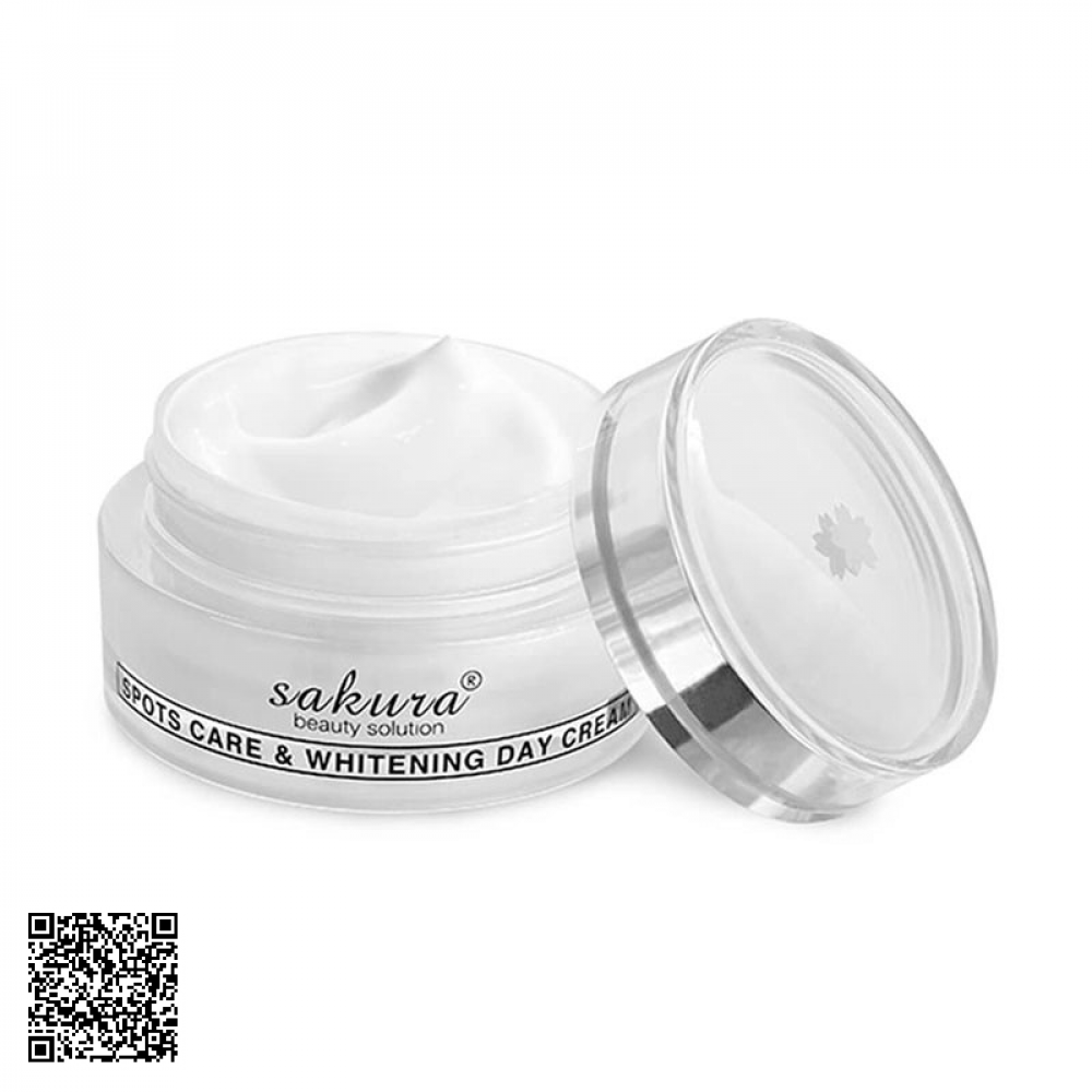 Kem Giảm Nám Cao Cấp Ban Ngày Sakura Spots Care & Whitening Day Cream Nhật Bản 30g