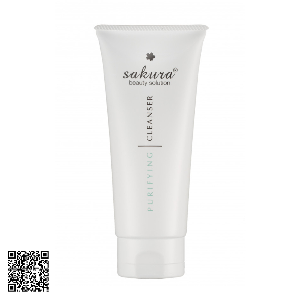 Sữa Rửa Mặt Chăm Sóc Da Nhờn Mụn Sakura Purifying Cleanser Nhật Bản 100ml