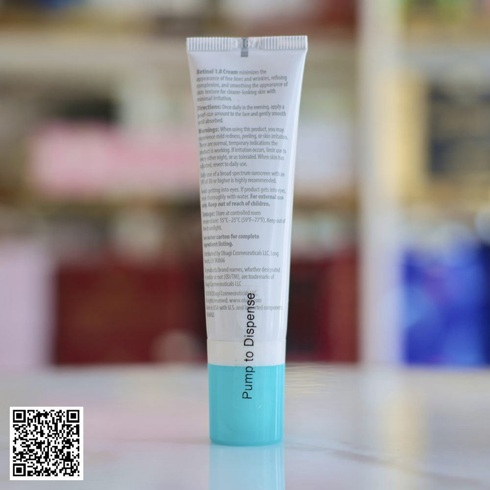 Kem Obagi 360 Retinol 1.0% Dưỡng Da Trẻ Hóa, Ngừa Mụn Mỹ 28g