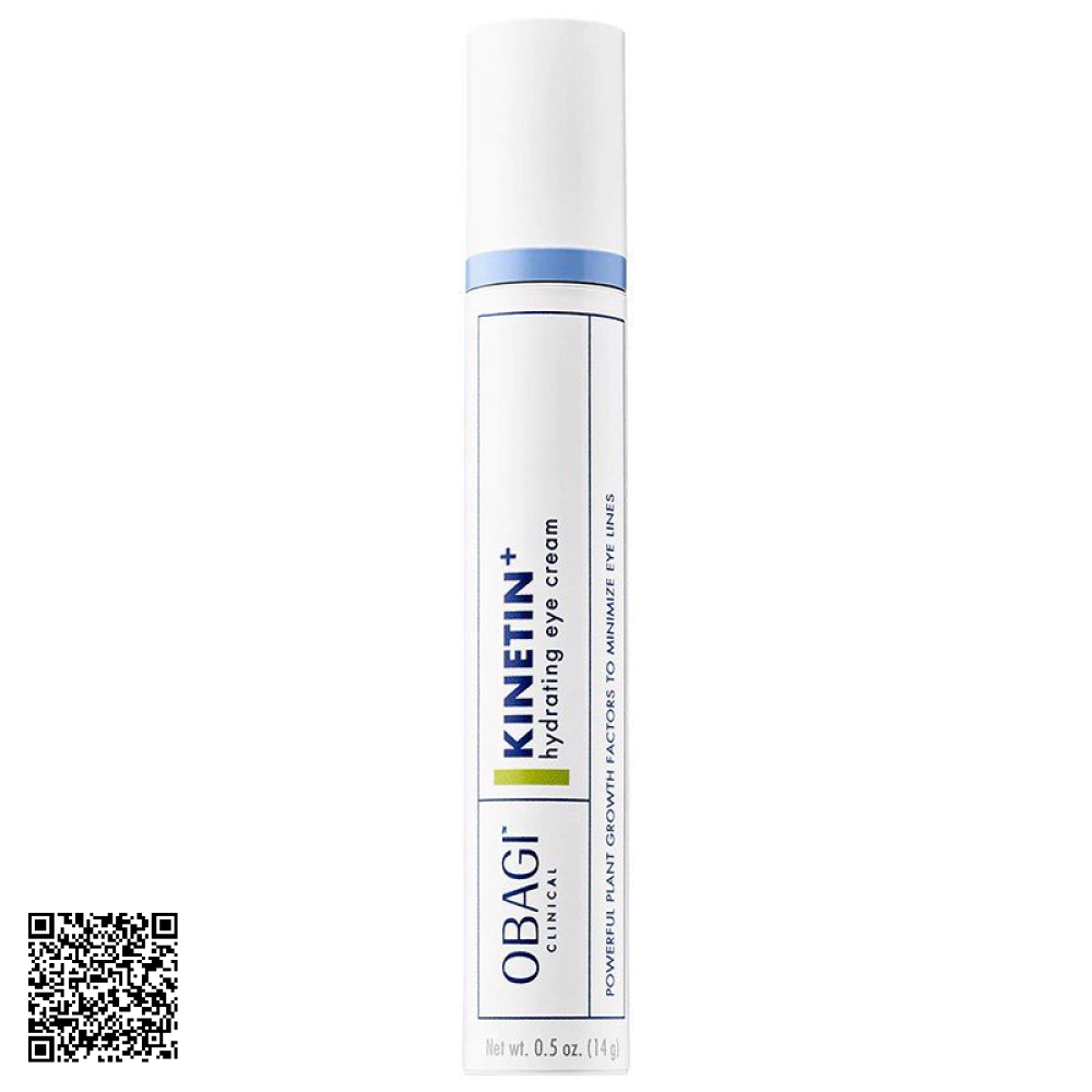 Kem dưỡng chống nhăn vùng mắt OBAGI CLINICAL Kinetin+ Hydrating Eye Cream Mỹ 14g