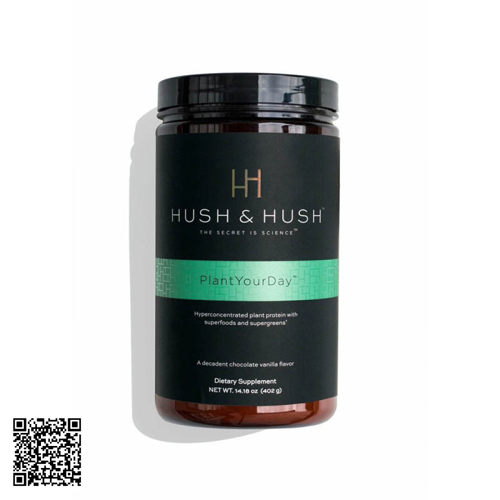 Bột Protein Thuần Chay Hush & Hush Plant Your Day On-The-Go Mỹ 402gr
