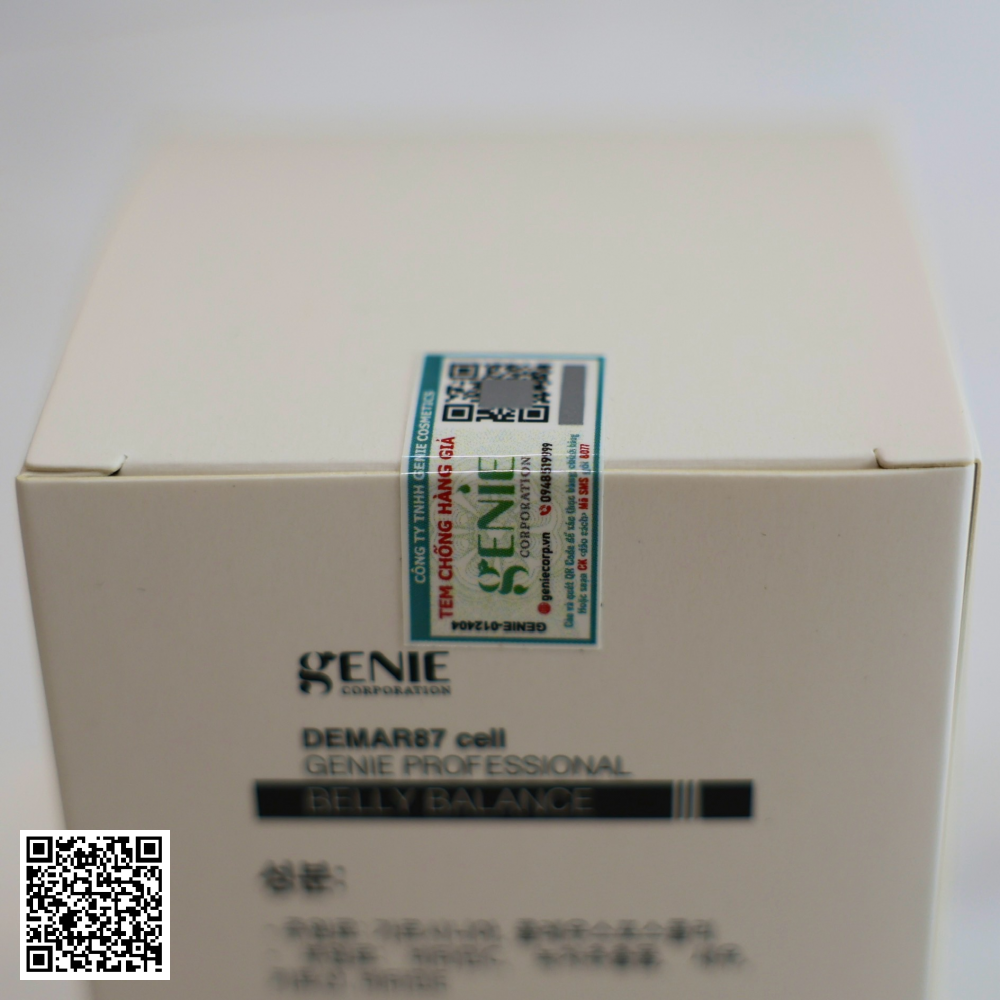 Viên Uống Tan Mỡ Bụng Genie Demar87 Cell Professional Belly Balance Hàn Quốc Hộp 130 Viên