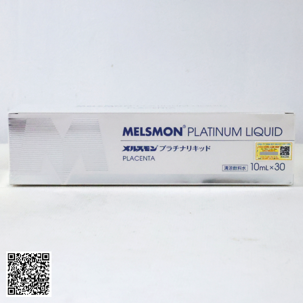 Nước Uống Melsmon Platinum Liquid Placenta Nhau Thai Ngựa Từ Nhật Bản 10ml x 30 Ống 