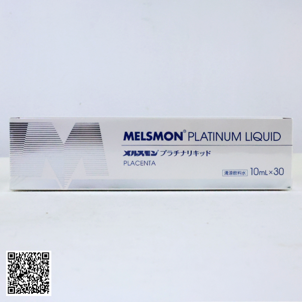Nước Uống Melsmon Platinum Liquid Placenta Nhau Thai Ngựa Từ Nhật Bản 10ml x 30 Ống 
