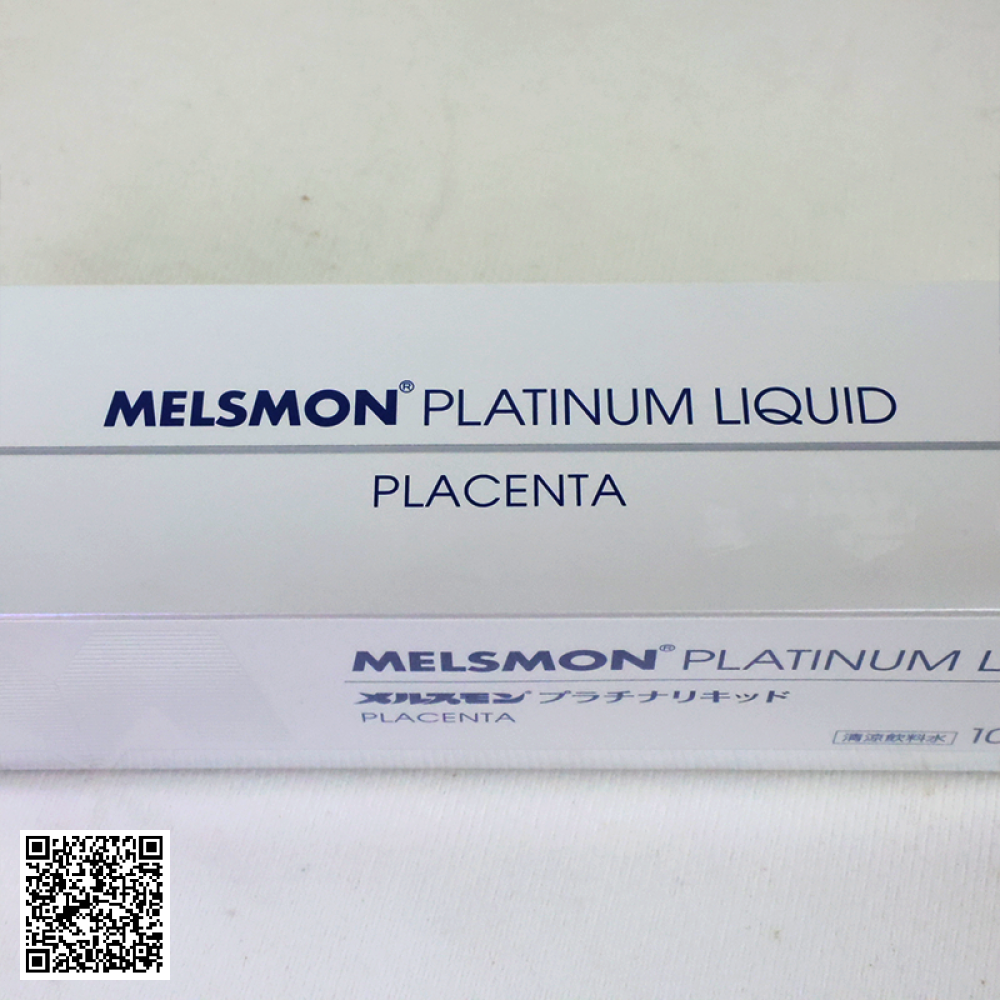 Nước Uống Melsmon Platinum Liquid Placenta Nhau Thai Ngựa Từ Nhật Bản 10ml x 30 Ống 