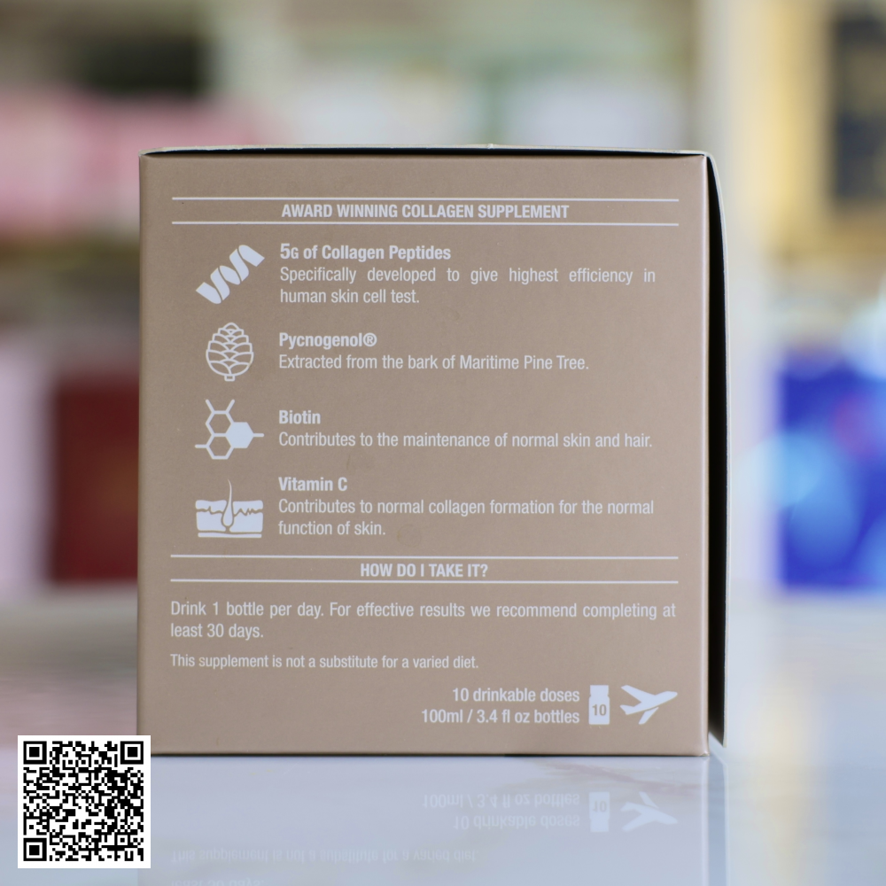 Nước Uống Collagen Skin Shot Trắng Da Hỗ Trợ Ngừa Lão Hóa Da