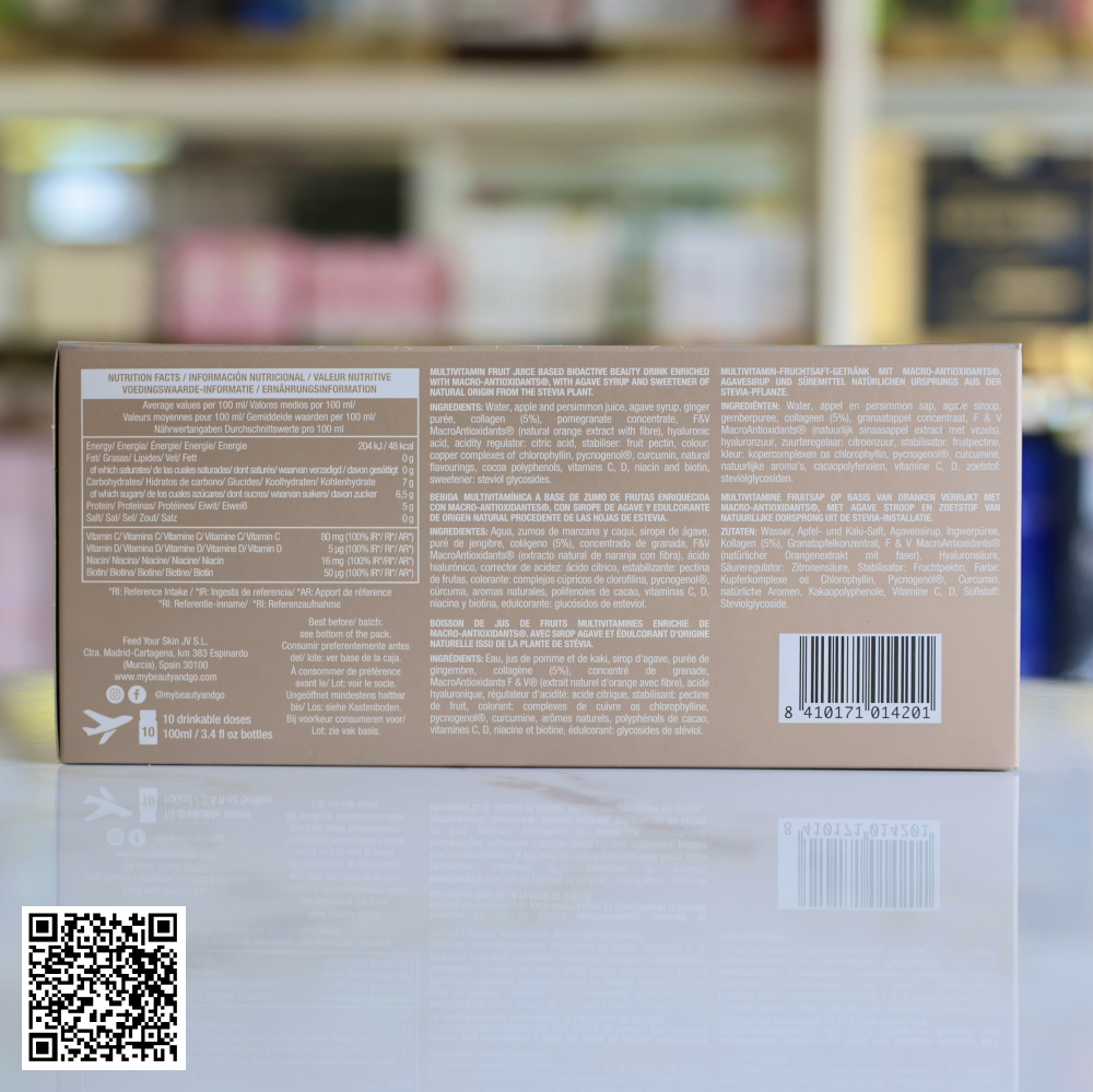 Nước Uống Collagen Skin Shot Trắng Da Hỗ Trợ Ngừa Lão Hóa Da