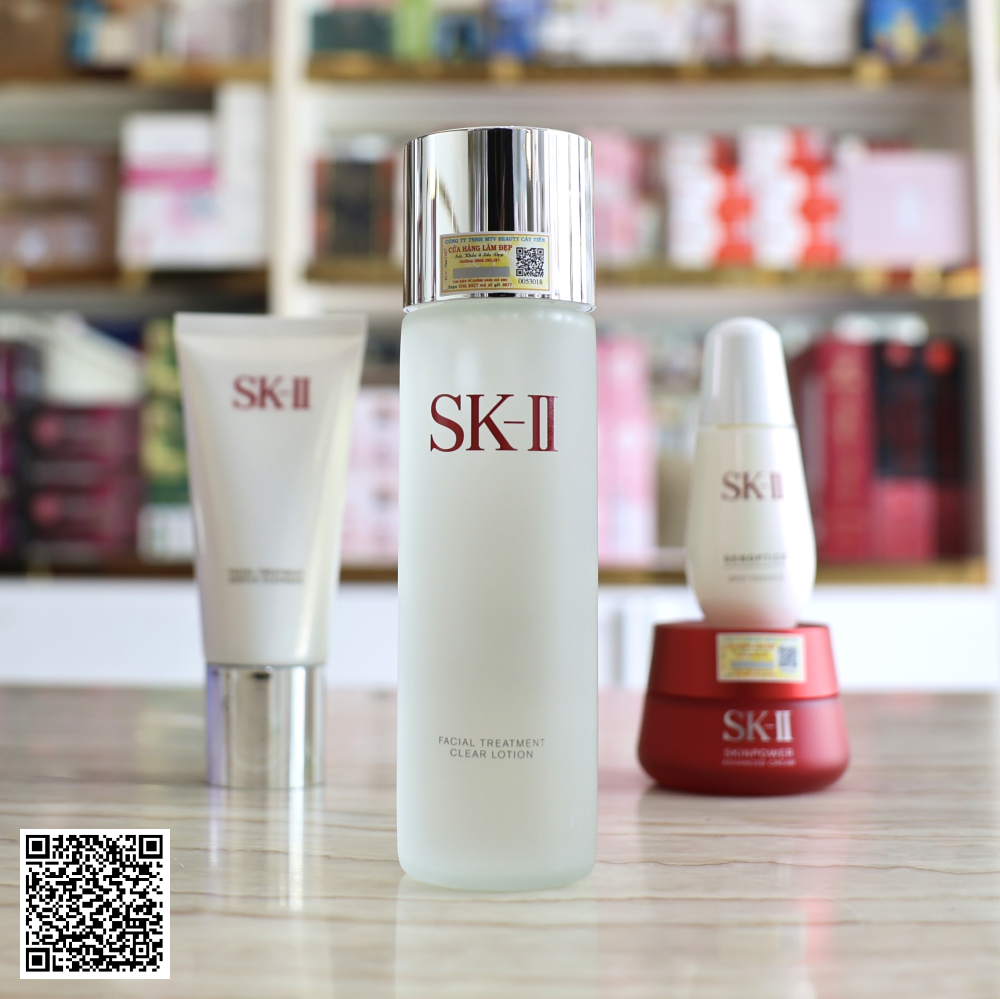 Trọn Bộ Mỹ Phẩm Dưỡng Da SK-II Dưỡng Trắng Da Hỗ Trợ Ngừa Lão Hóa Da Của Nhật Bản 5 Sản Phẩm 