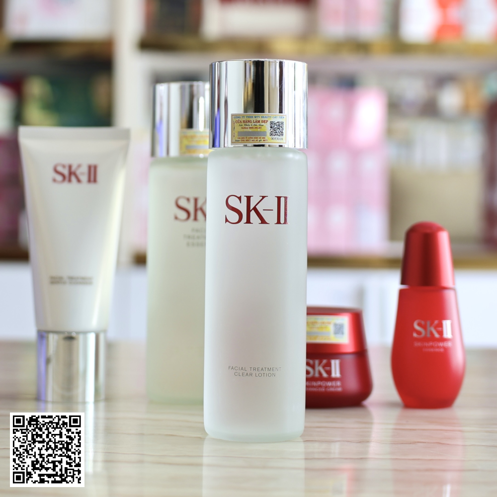 Bộ Mỹ Phẩm Dưỡng Da SK-II Dưỡng Ẩm Hỗ Trợ Ngừa Lão Hóa Nâng Cơ Da Của Nhật Bản 5 Sản Phẩm .