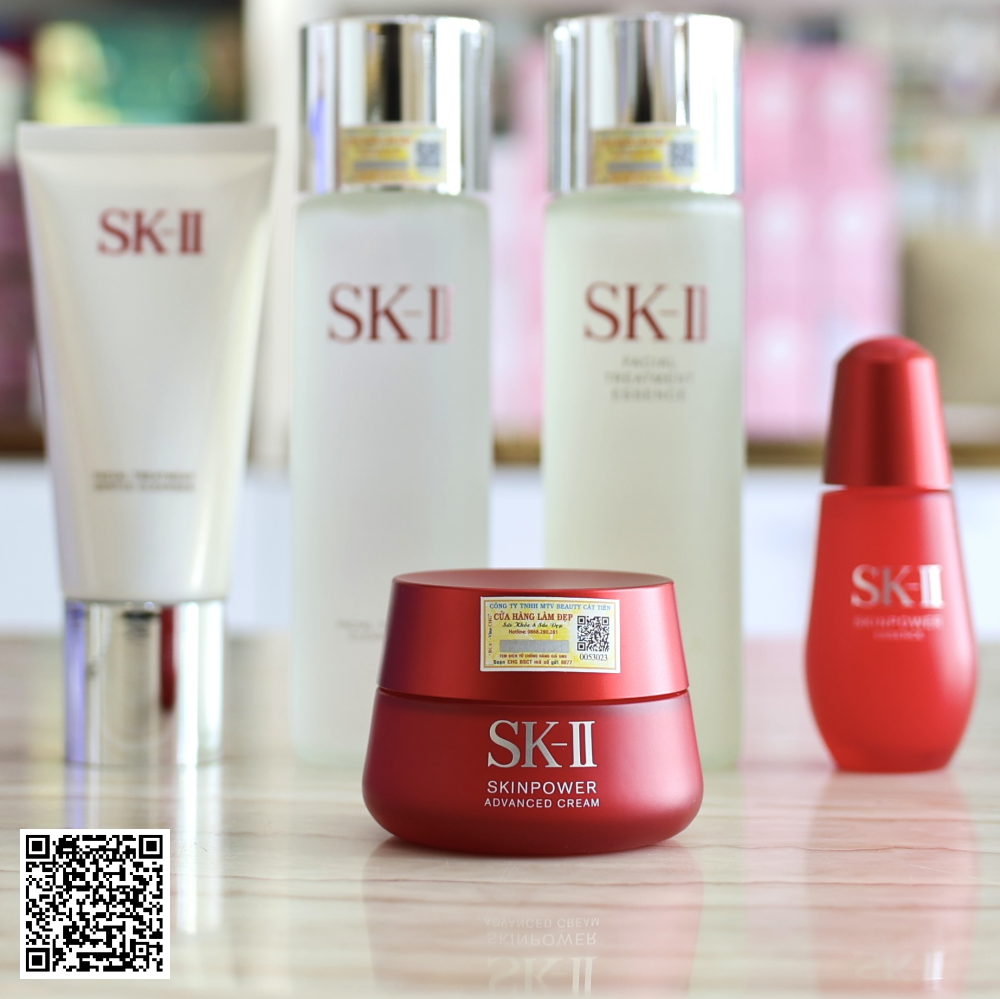 Bộ Mỹ Phẩm Dưỡng Da SK-II Dưỡng Ẩm Hỗ Trợ Ngừa Lão Hóa Nâng Cơ Da Của Nhật Bản 5 Sản Phẩm .