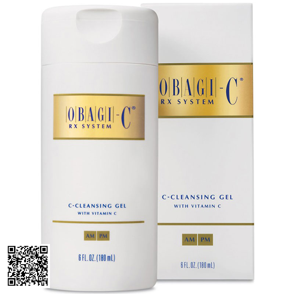 Sữa Rửa Mặt C Rx Cleansing Gel Obagi Sáng Da 177ml Mỹ