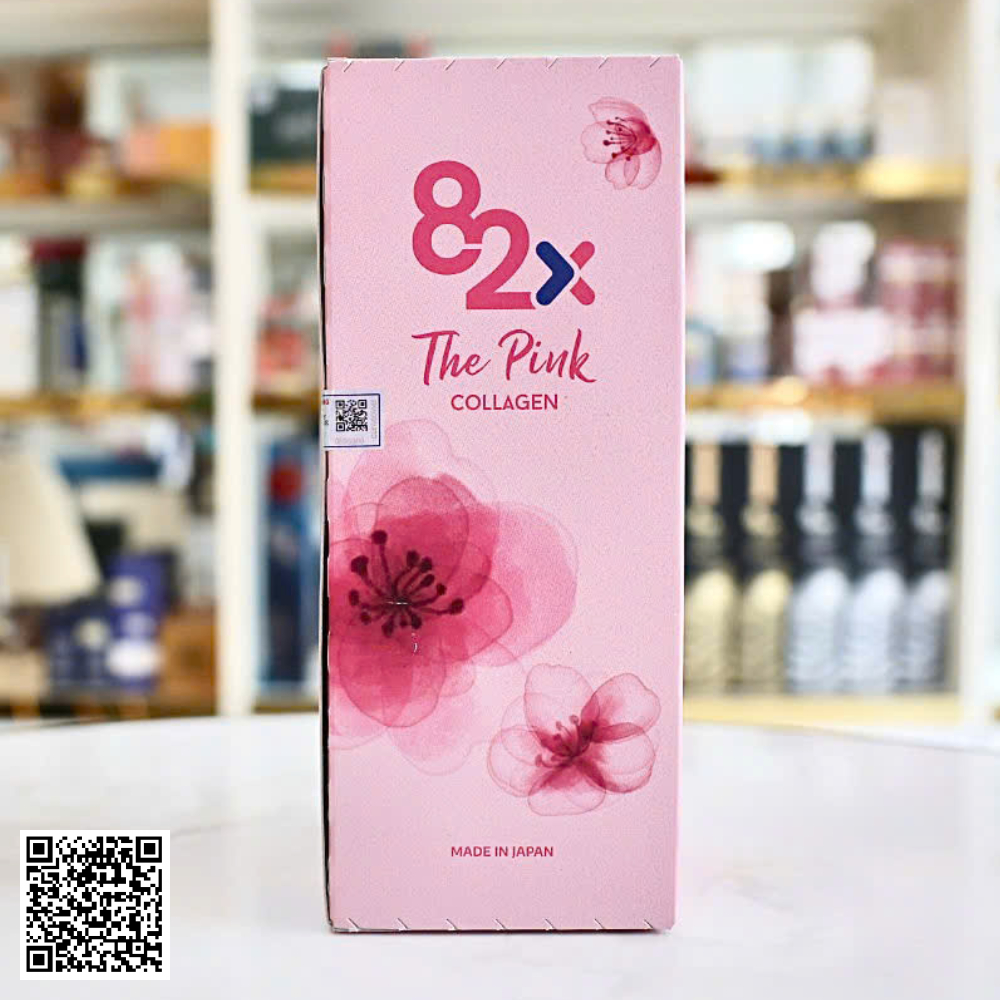 Nước Uống The Pink Collagen 82X Nhật Bản 10 Chai/Hộp