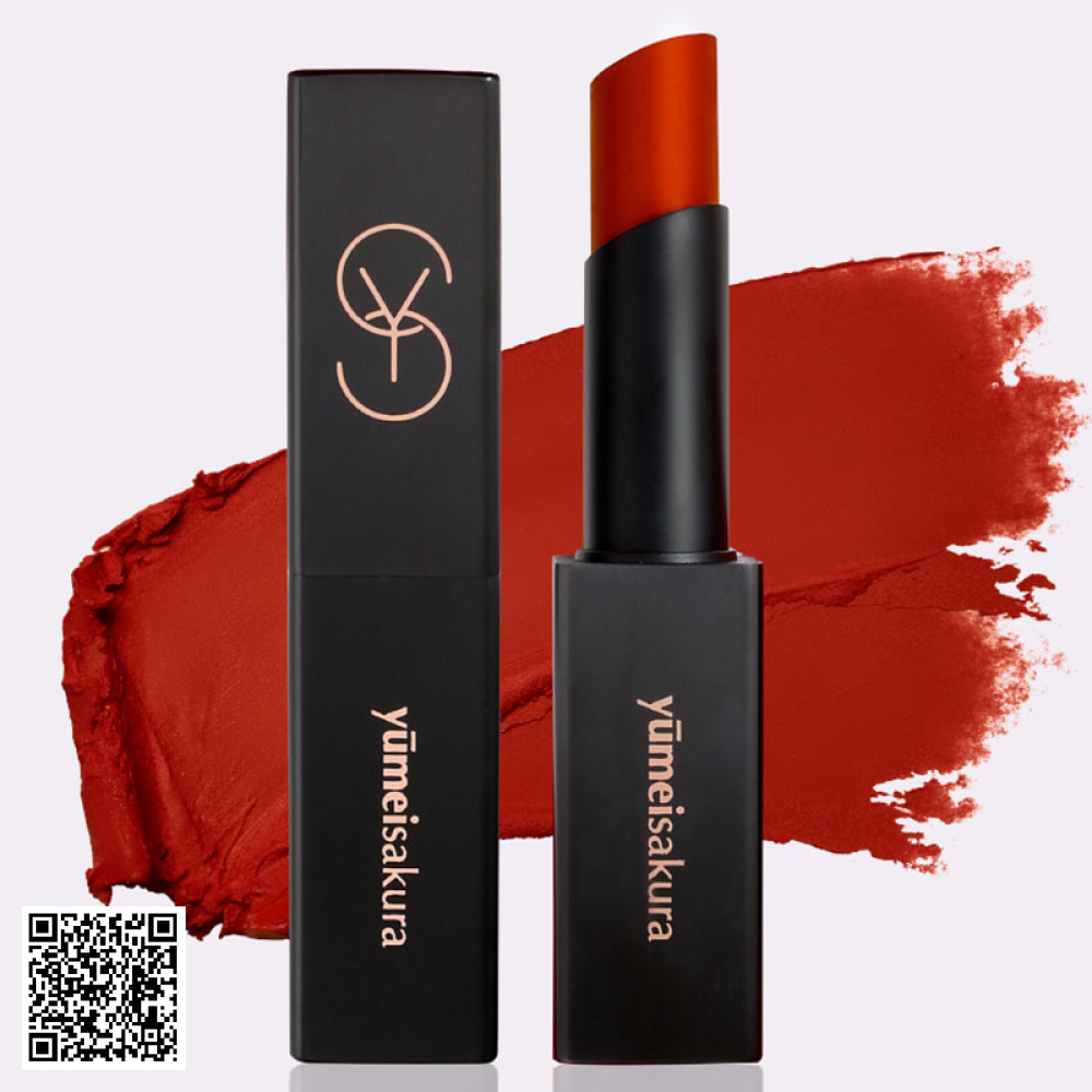 Son Lì YMS11 Kiss Me Maroon Đỏ Gạch Yumeisakura Nhật Bản