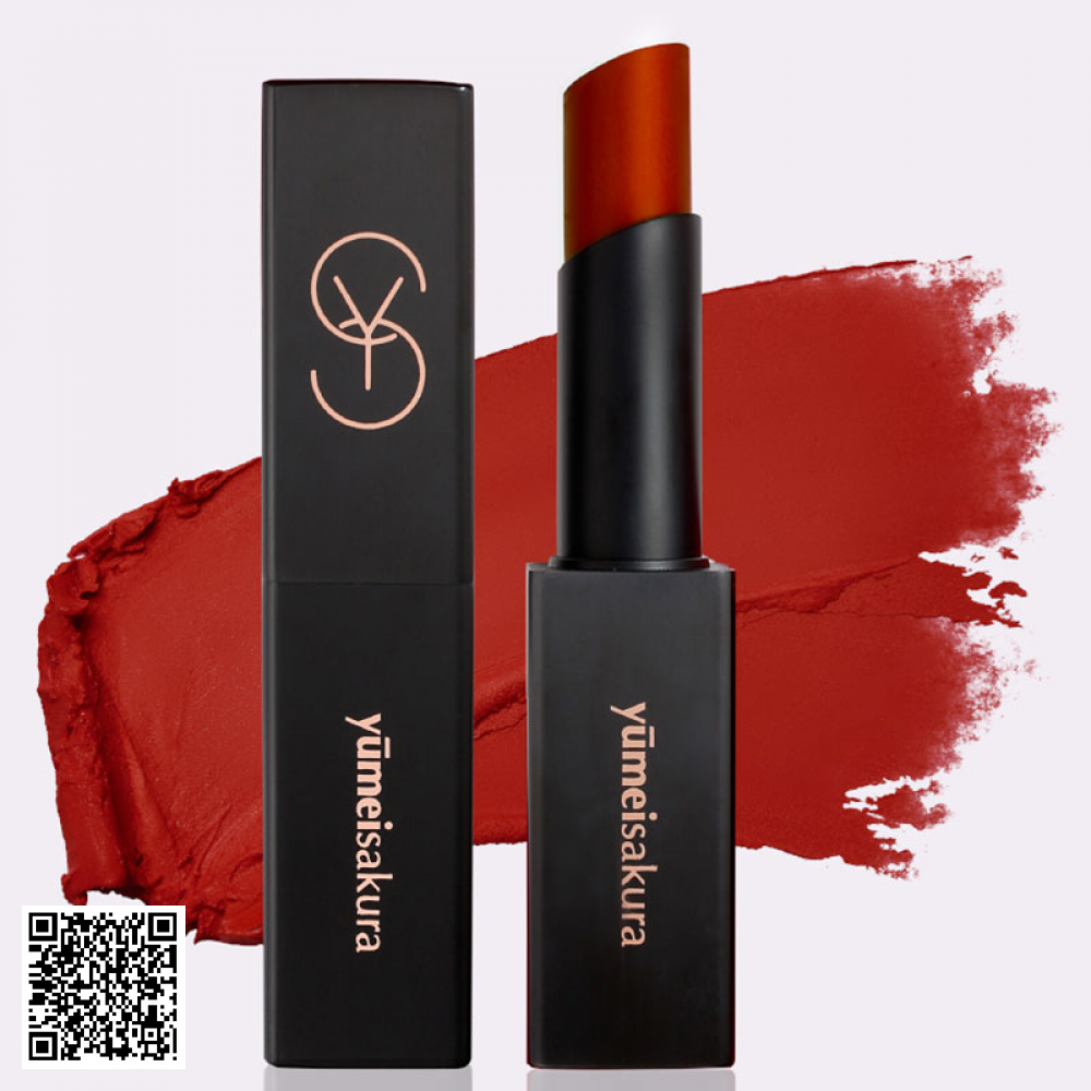 Son Lì Matte Revolution YMS14 Orange Crush Cam Đất Yumeisakura Nhật Bản