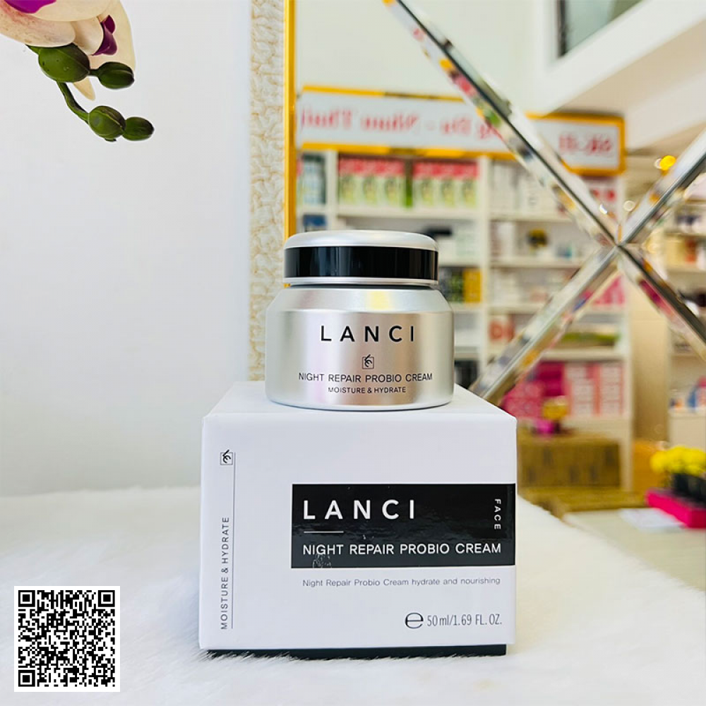 Kem Dưỡng Night Repair Probio Cream Lanci Phục Hồi Tế Bào Da Ban Đêm 50ml Hàn Quốc