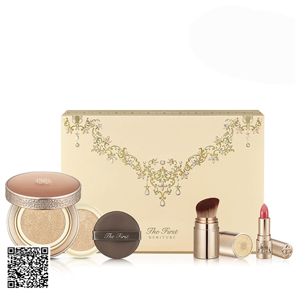 Bộ Trang Điểm The First Geniture Ampoule Cover Cushion Special Ohui Chăm Sóc Da Hàn Quốc