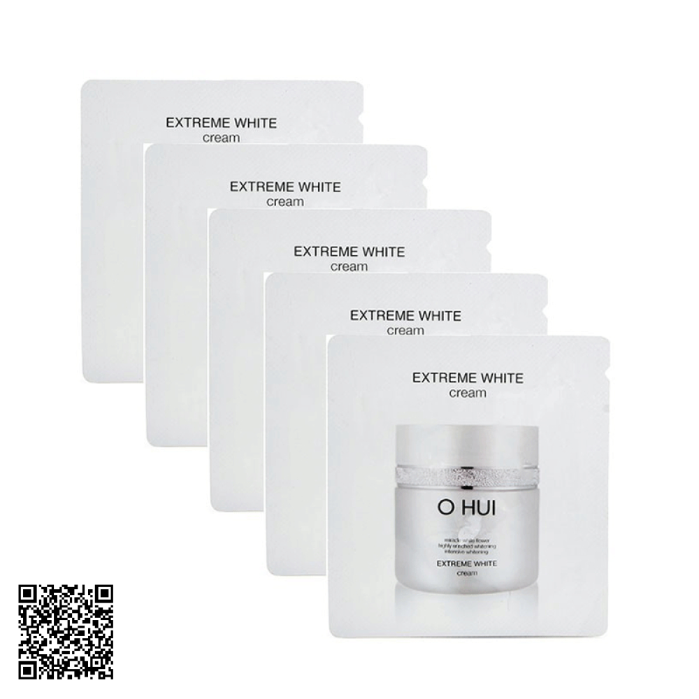 Kem Extreme White Cream Ohui Dưỡng Trắng Da 1ml 30 Gói Hàn Quốc