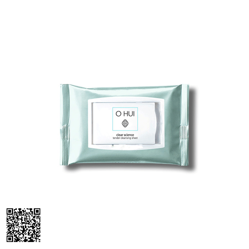 Khăn Ướt Tender Cleansing Sheet Ohui Tẩy Trang 100 Tờ Hàn Quốc