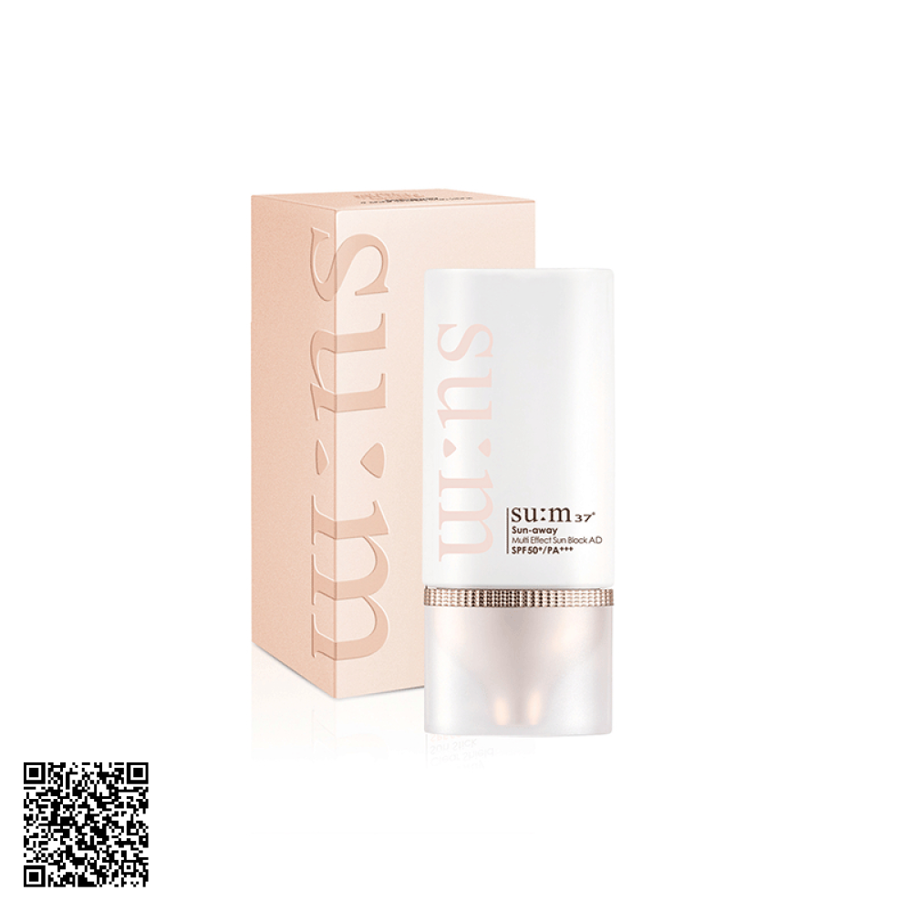 Kem Chống Nắng Sun Away Multi Effect Sun Block AD SPF50+ PA+++ Su:m37 Dưỡng Trắng Hàn Quốc 100ml 