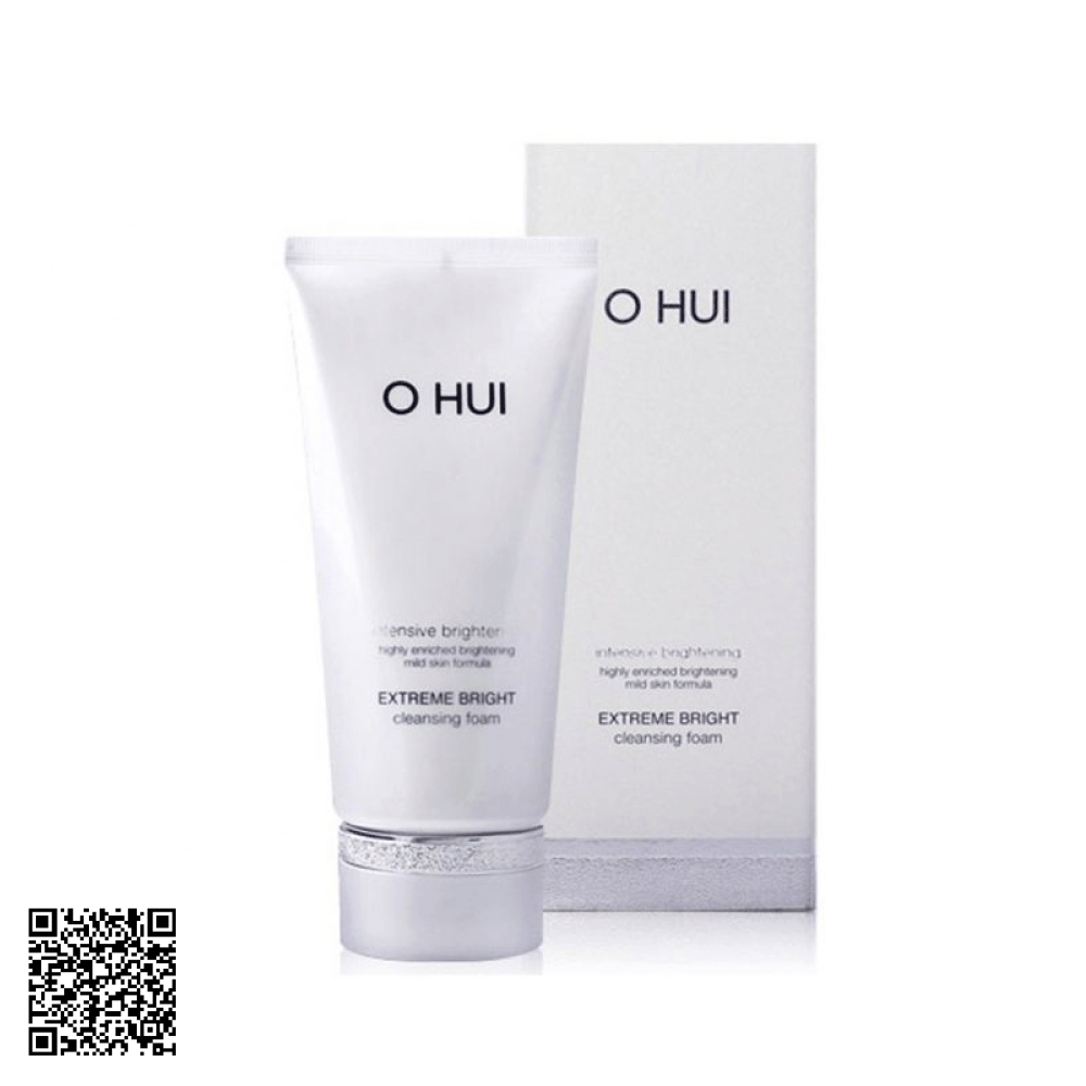 Sữa Rửa Mặt Extreme Bright Cleasing Foam Ohui Dưỡng Trắng Sáng Da Hàn Quốc