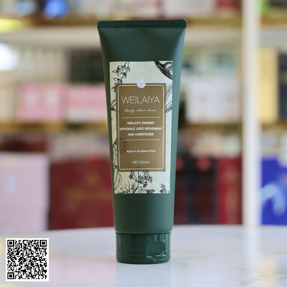 Dầu Xả Gừng Hà Thủ Ô Weilaiya Zingiber Officinale Juice Kích Mọc Tóc 250ml Từ Trung Quốc