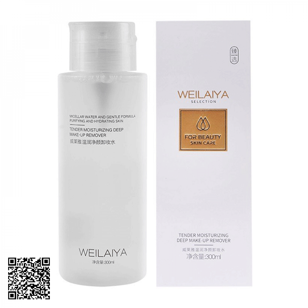Nước Tẩy Trang 10s Tender Moisturizing Deep Make-up Remover Weilaiya 300ml