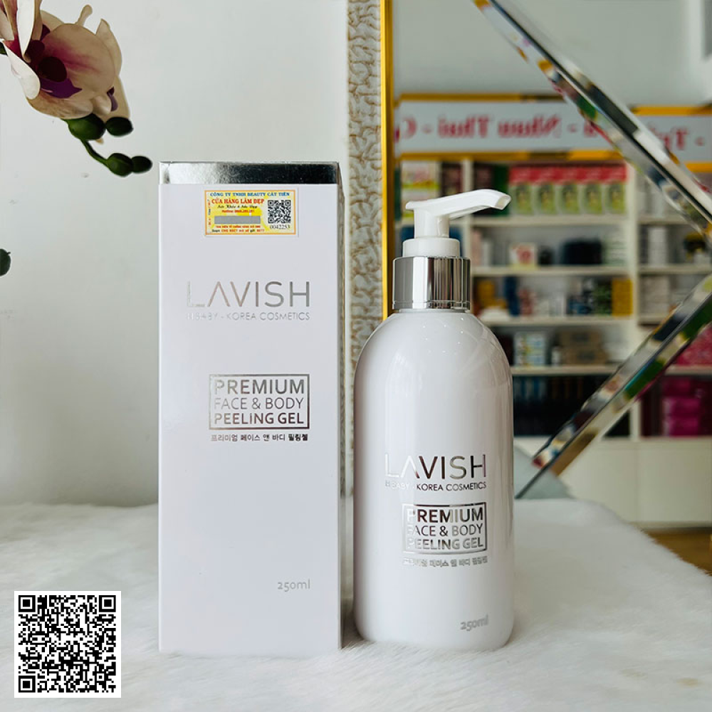 Gel Tẩy Tế Bào Chết Bột Kim Cương Premium Face & Body Peeling Gel Lavish H Baby Hàn Quốc