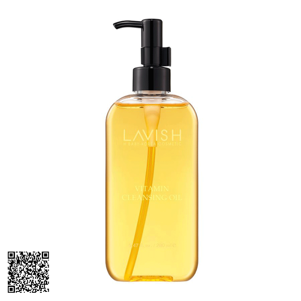 Gel Rửa Mặt Và Tẩy Trang Vitamin Cleansing Oil Lavish H Baby Bổ Sung Vitamin Hàn Quốc 280ml