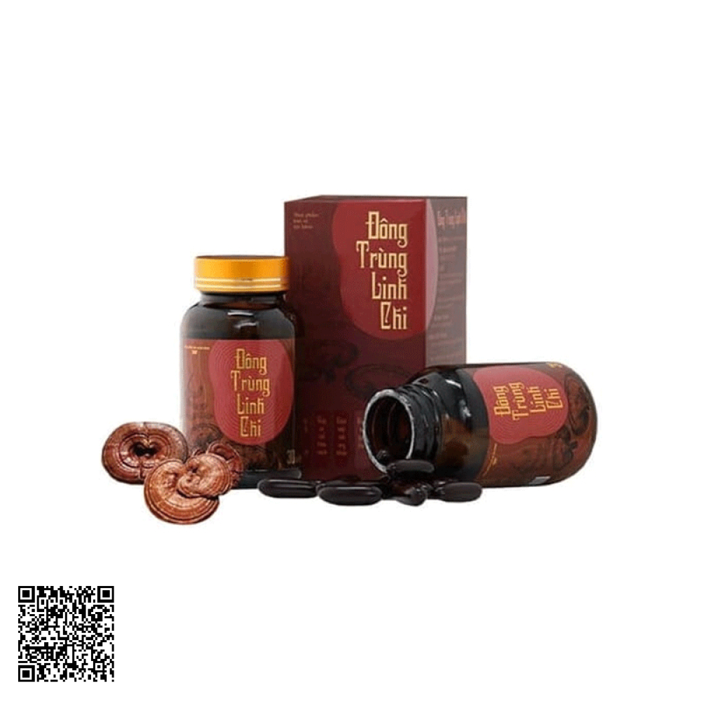 Viên Uống Đông Trùng Linh Chi GHB (Trấn Thành) Hỗ Trợ Bồi Bổ Phục Hồi Sức Khỏe 30 Viên