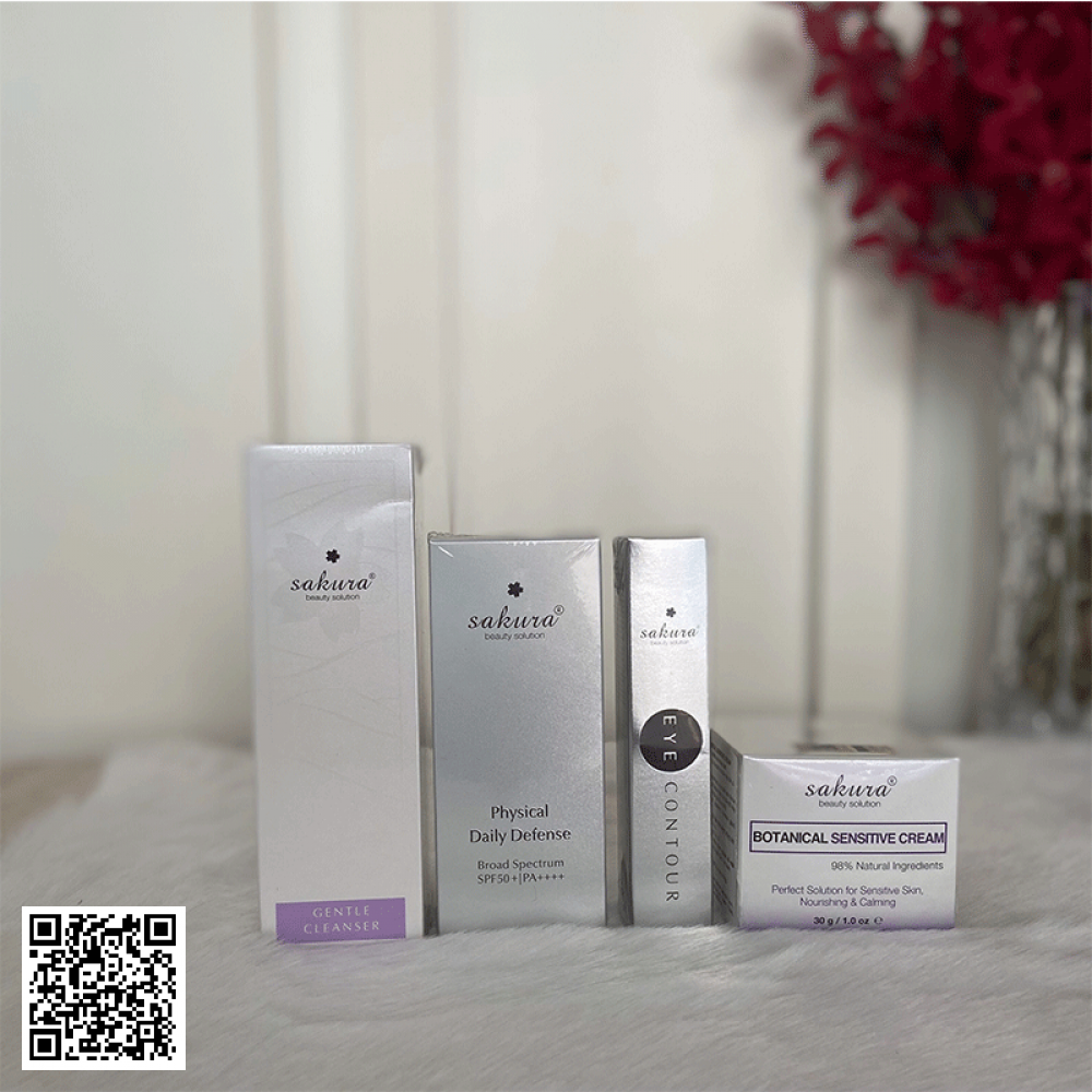Bộ Sakura Dành Cho Da Nhạy Cảm Của Nhật