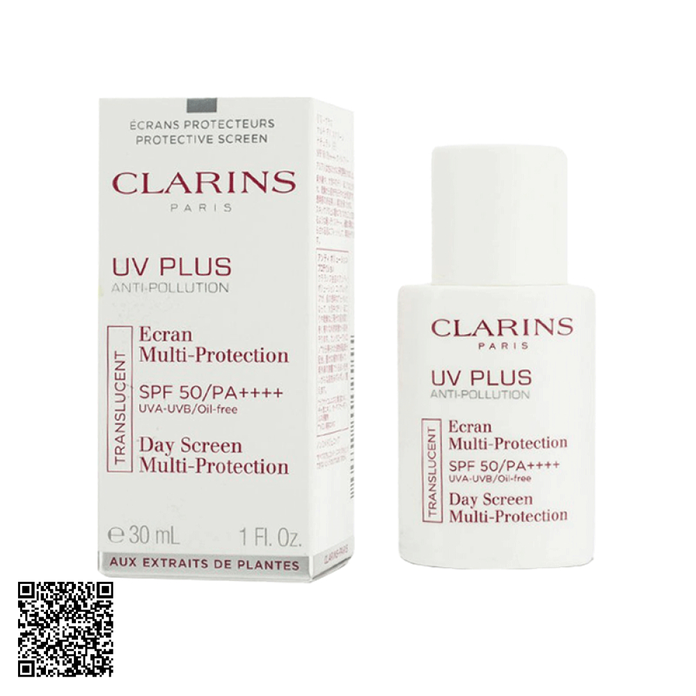Kem Chống Nắng Translucent Clarins UV Plus Anti-Pollution SPF50/PA++++ Pháp 30ml