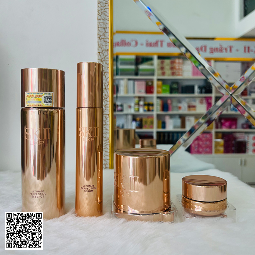 Trọn Bộ Dưỡng Da Cao Cấp LXP Trắng Da Mờ Nám Nâng Cơ Da SK-II LXP Ultimate Perfecting Của Nhật Bản 4 Sản Phẩm