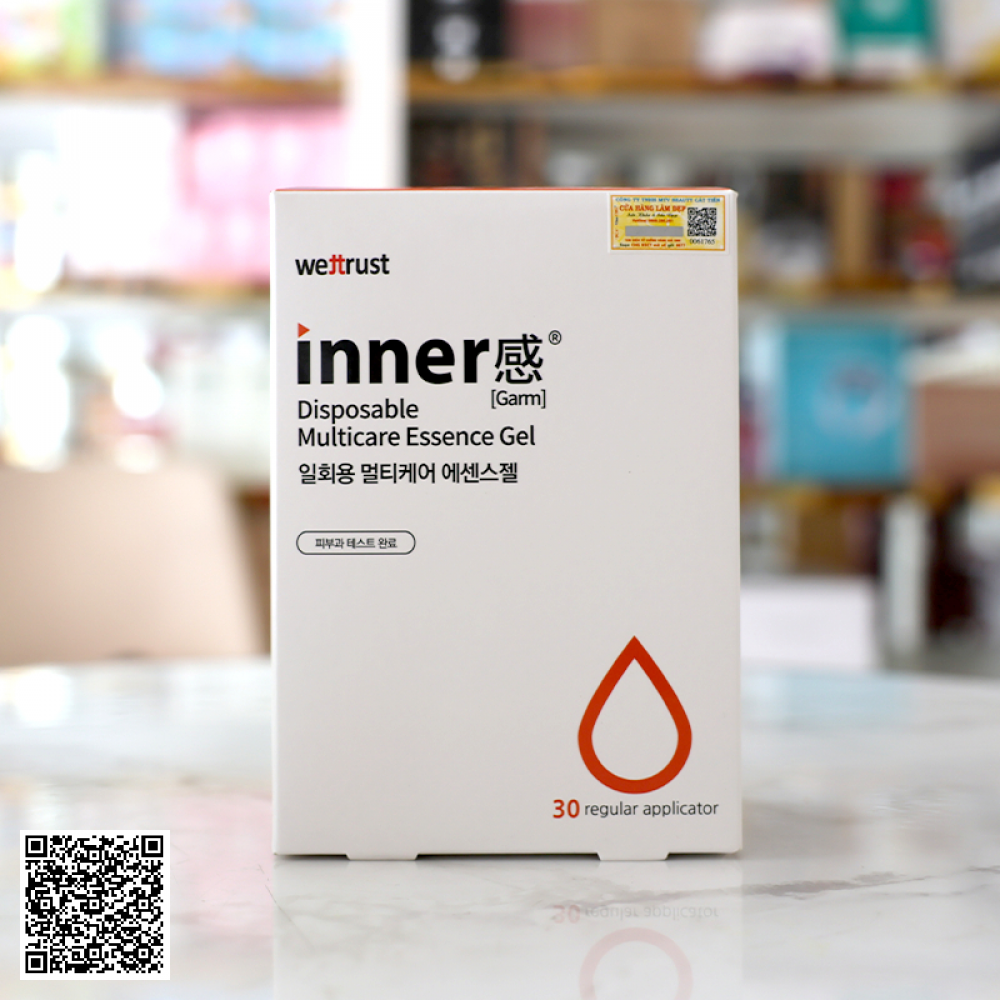 Đũa Thần Tình Yêu Inner Wettrust Innergarm Disposable Multicare Essence Gel Làm Hồng, Thơm Se Khít Của Hàn Quốc 30 Ống 