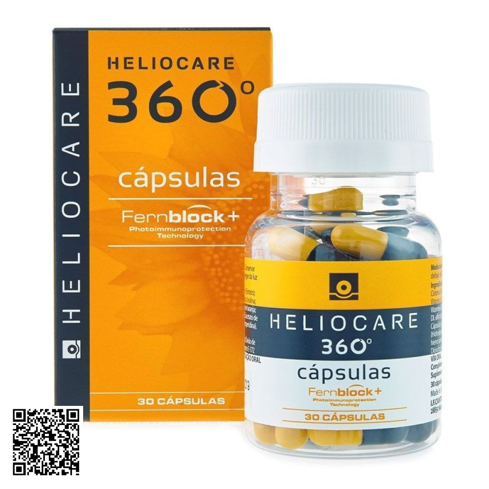Viên Uống Heliocare 360° Capsules Chống Nắng Của Tây Ban Nha 30 Viên