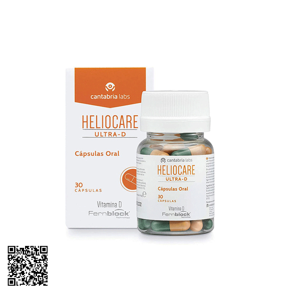 Viên Uống Chống Nắng Ultra-D Heliocare Của Tây Ban Nha 30 Viên