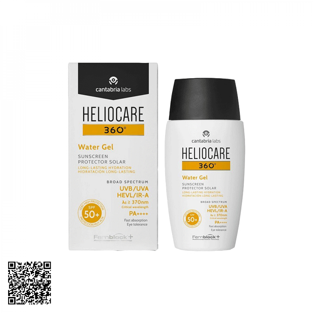 Kem Chống Nắng Dạng Gel Không Dầu 360 Water Gel SPF 50 PA++++ Heliocare Của Tây Ban Nha 50ml