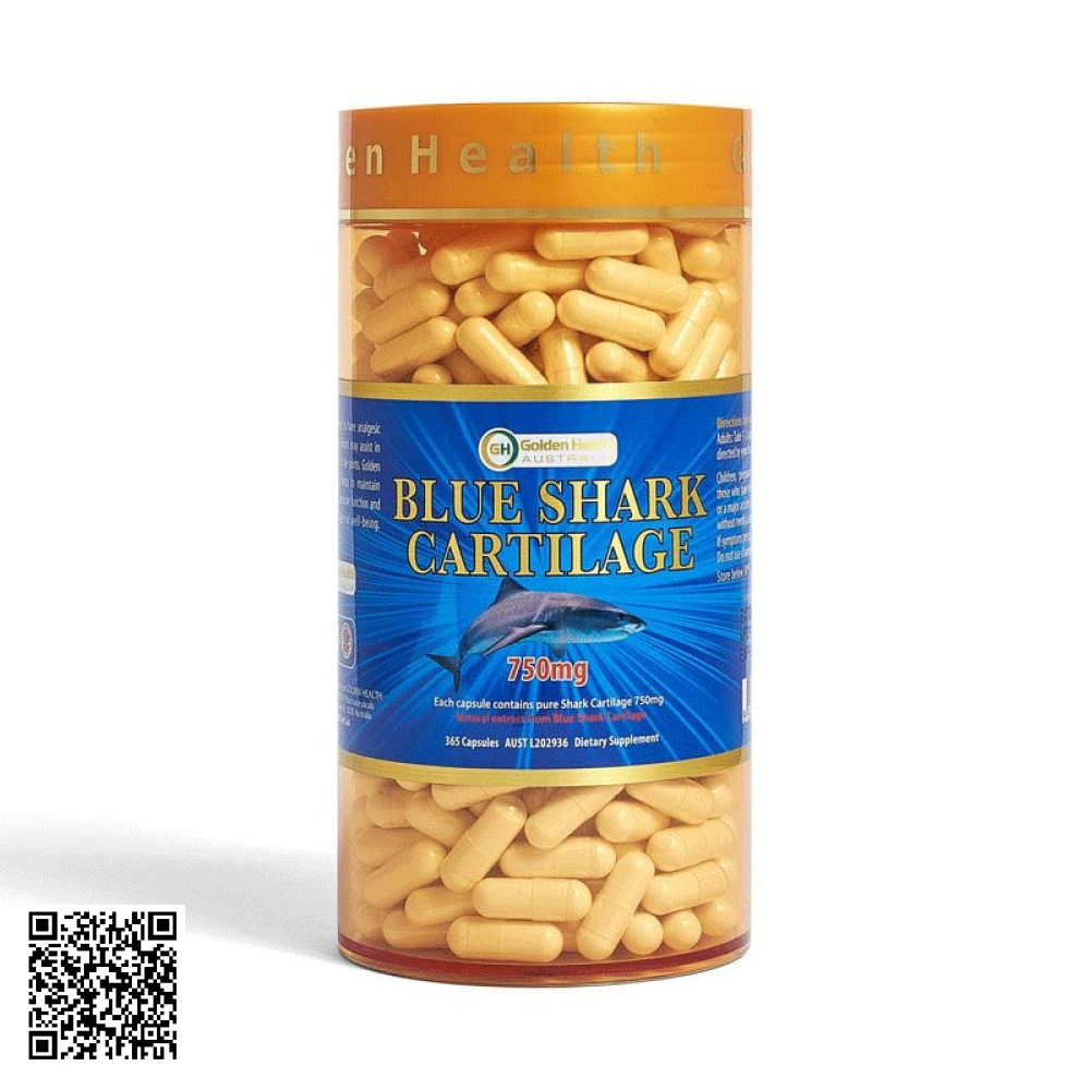 Sụn Cá Mập Blue Shark Cartilage Golden Health Của Úc 365 Viên