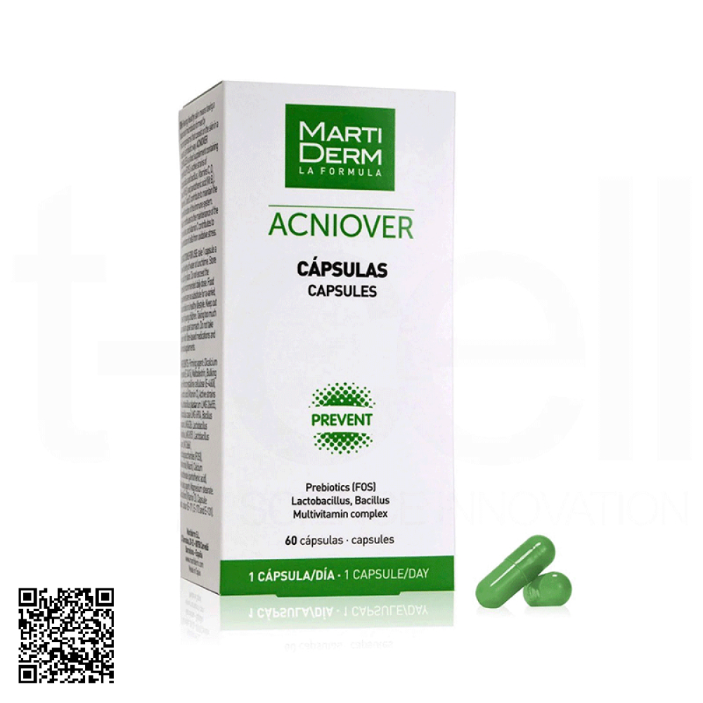 Viên Uống Ngừa Mụn MartiDerm Acniover Capsules Tây Ban Nha 60 viên