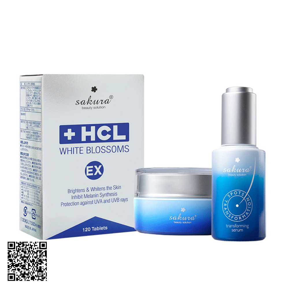 Bộ Sản Phẩm Mờ Nám Da Toàn Diện Sakura Melasma Nhật Bản