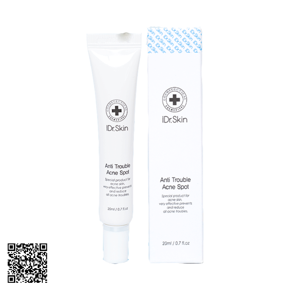 Kem Giảm Mụn iDrSkin Anti Trouble Acne Spot Hàn Quốc 20ml
