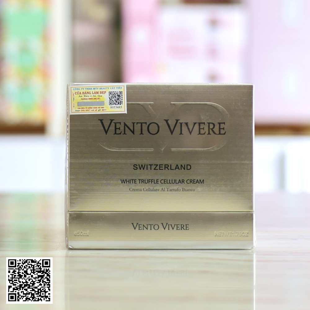 Kem Trắng Da Vento Vivere White Truffle Cellular Cream Thụy Sĩ 50ml