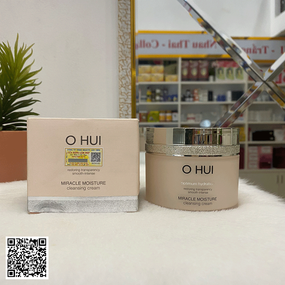 Kem Tẩy Trang Ohui Miracle Moisture Cleansing Cream Hàn Quốc 200ml