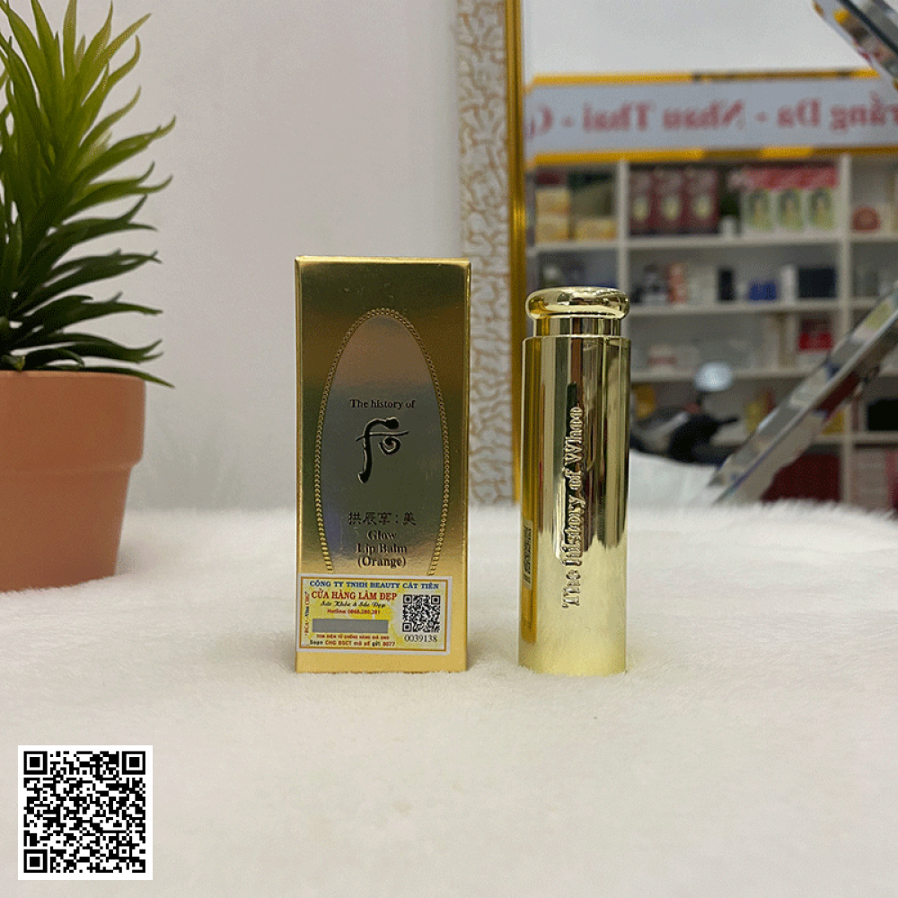 Son Dưỡng The History Of Whoo Glow Lip Balm Orange Hàn Quốc