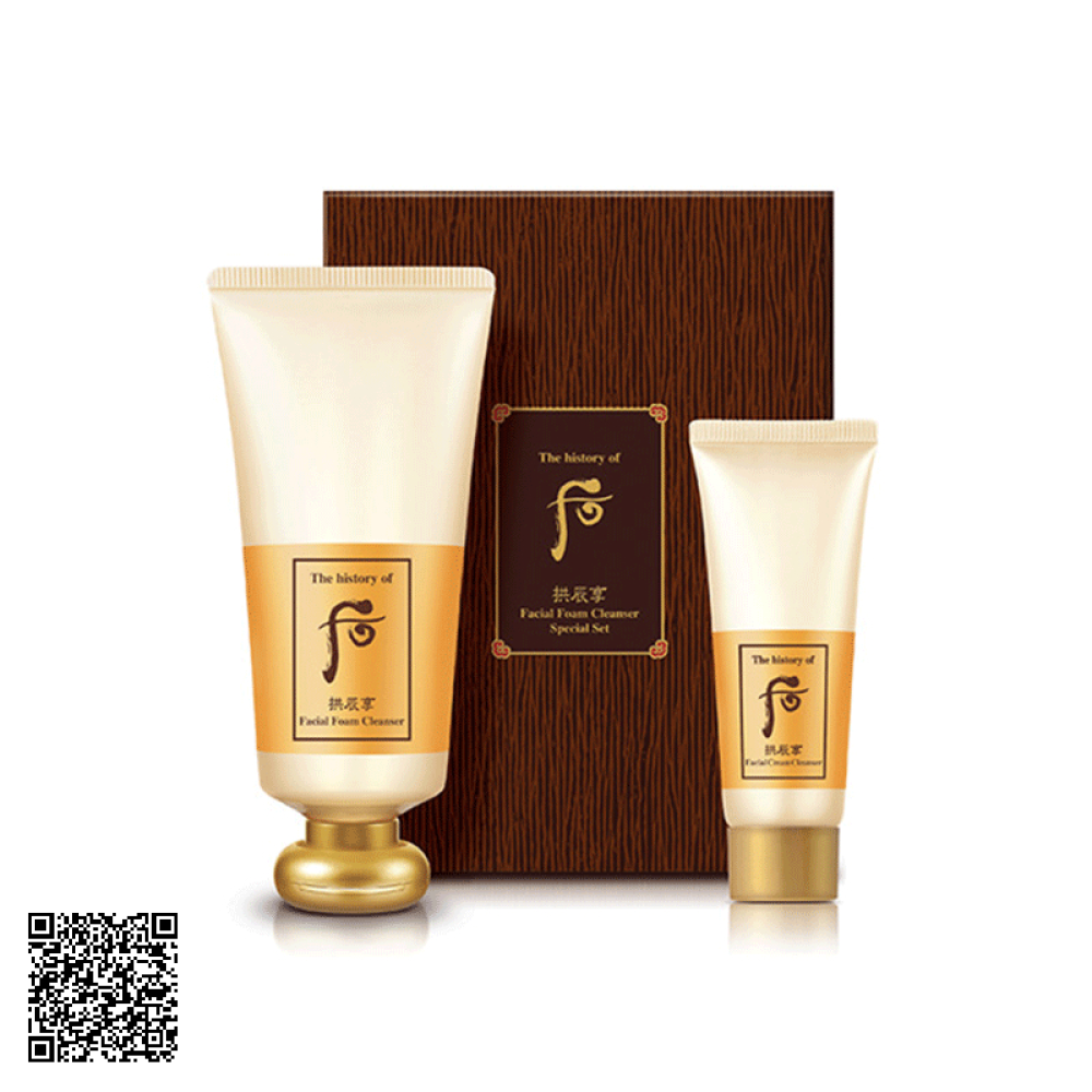 Bộ Sửa Rửa Mặt The History Of Whoo Facial Foam Cleanser Special Set Hàn Quốc 